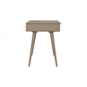 Dover Working Desk - Taupe Grey Lacquered