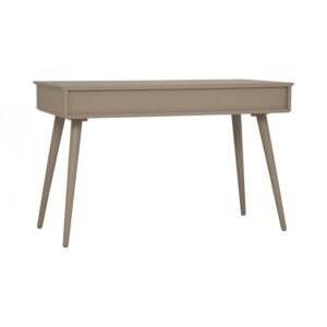 Dover Working Desk - Taupe Grey Lacquered