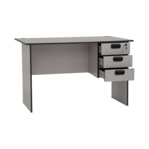 Eco 4' Office Table Grey With 2 Cable Hole (120x71cm)