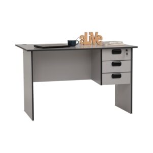 Eco 4' Office Table Grey With 2 Cable Hole (120x71cm)