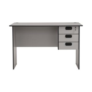 Eco 4' Office Table Grey With 2 Cable Hole (120x71cm)
