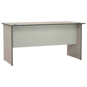 Eco 5' Office Table Grey With 2 Cable Hole