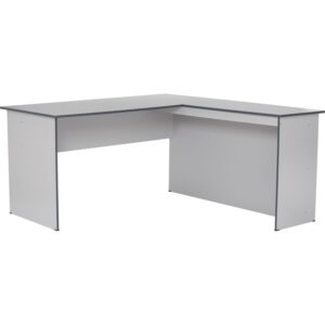 Eco 5' L Shape Office Table Grey