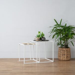 Cariad Nest Of 2 Coffee Table Set