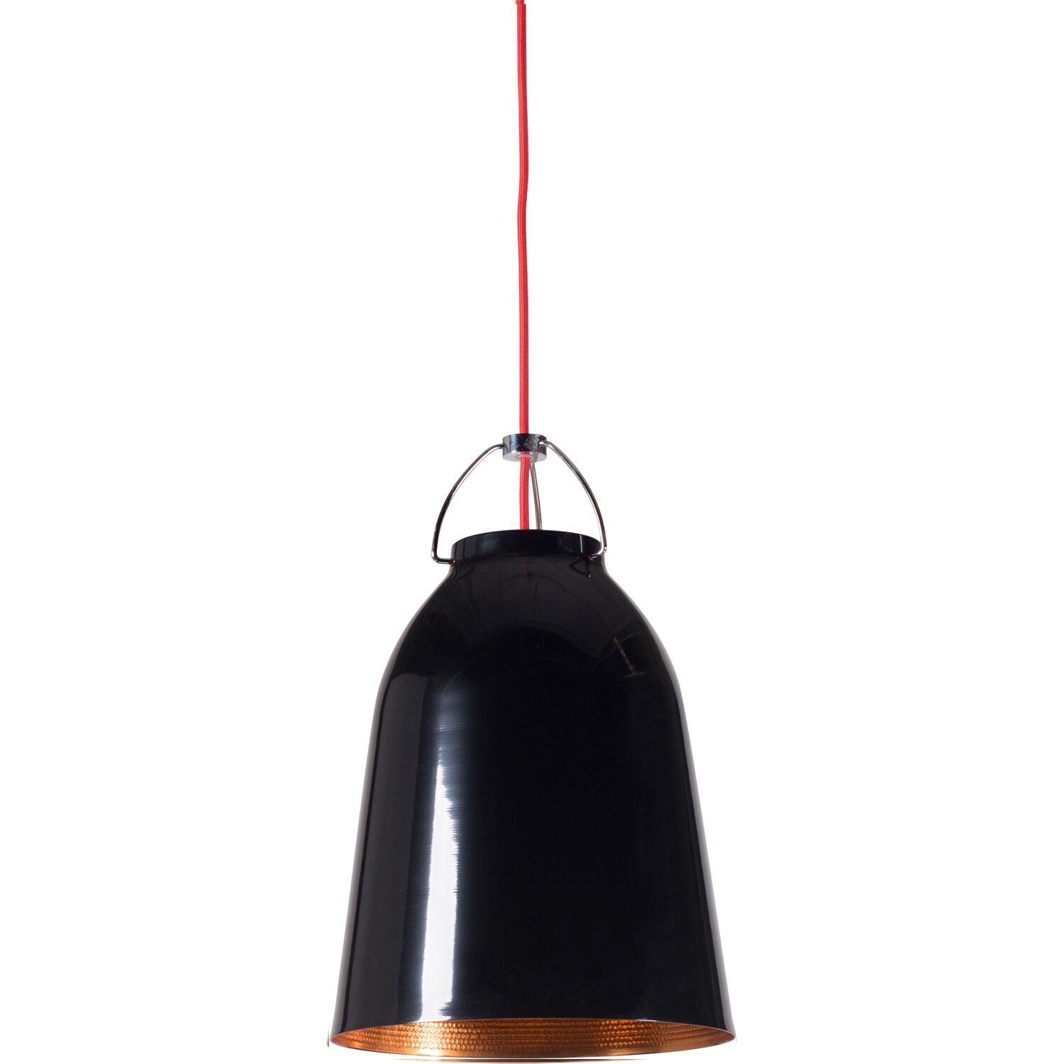 13019 Lemur Black Aluminium Pendant Lamp