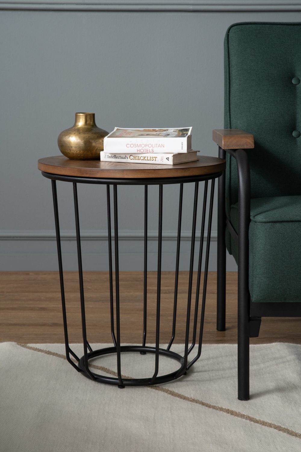 131100_s1 Flux Round Side Table