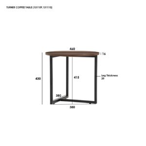 Turner Round Side Table