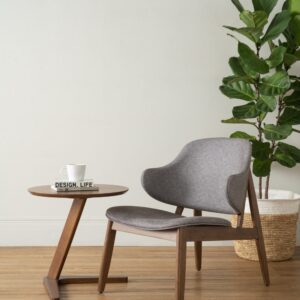 Tris Round Coffee Table - Cocoa/Walnut