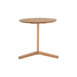 Tris Round Coffee Table - Natural/Oak