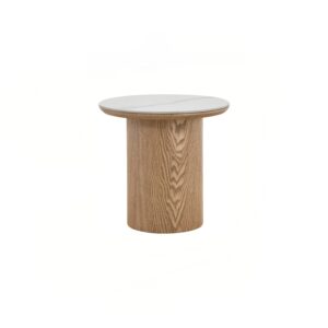 Emery Ø40cm Round Side Table (With Matt Sintered Stone)