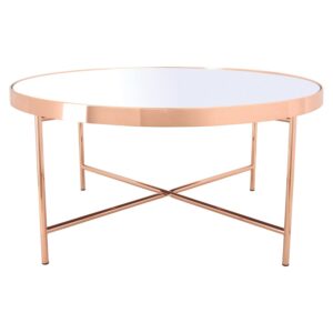 Xander Big Coffee Table With Mirror Top