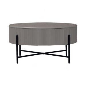 Ozzy Round Coffee Table With Drawer
