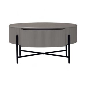 Ozzy Round Coffee Table With Drawer