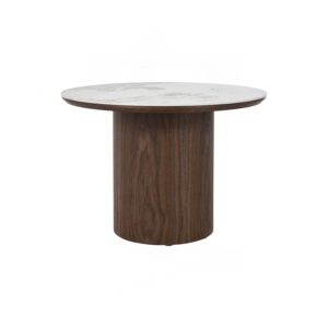 Emery Ø60cm Round Side Table (With Glossy Sintered Stone)