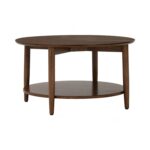 Oluna Ø80cm Round Coffee Table (Solid)