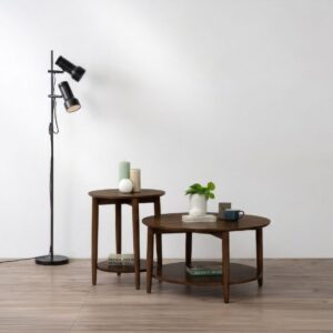 Oluna Ø80cm Round Coffee Table (Solid)