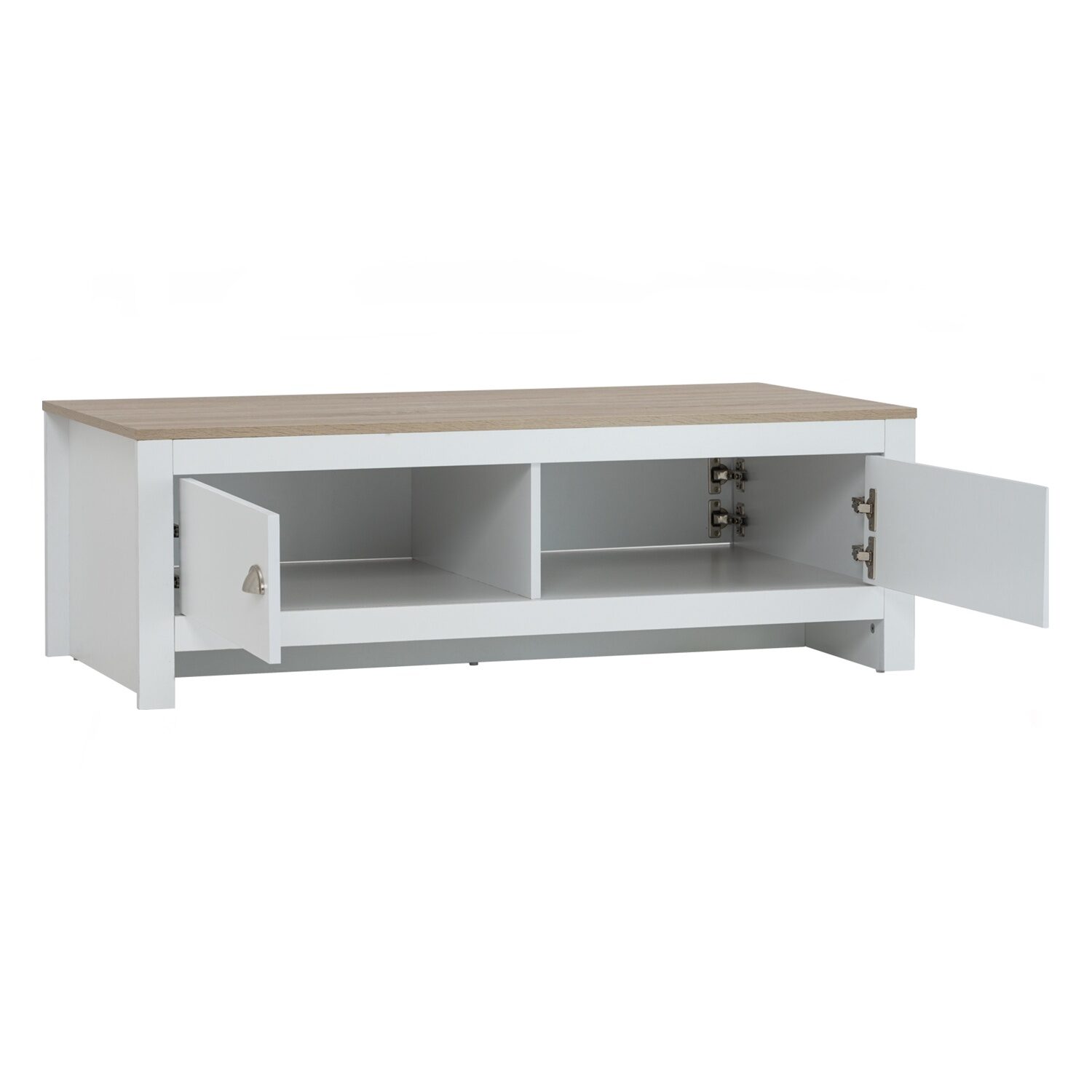 134165_01 Galle Coffee Table White/Sonoma Oak