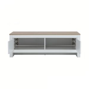 Galle Coffee Table White/Sonoma Oak