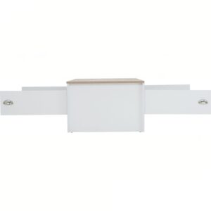 Galle Coffee Table White/Sonoma Oak