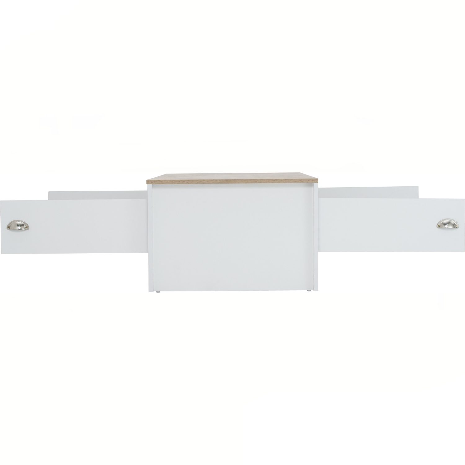 134165_10 Galle Coffee Table White/Sonoma Oak