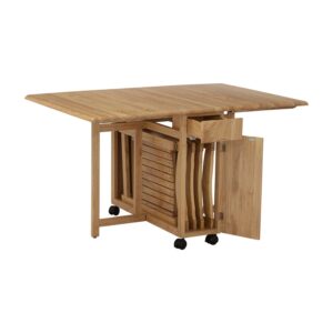 Flexa Dining Set 1+4 (Solid)