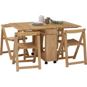 Flexa Dining Set 1+4 (Solid)