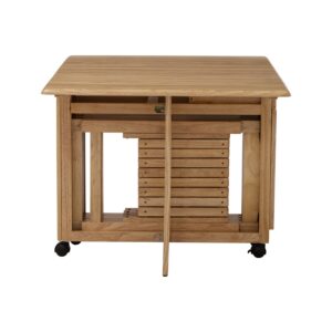Flexa Dining Set 1+4 (Solid)