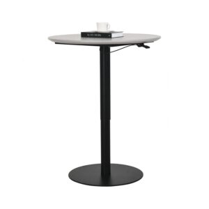 Nobi Ø80cm Round Adjustable Dining/Counter Table