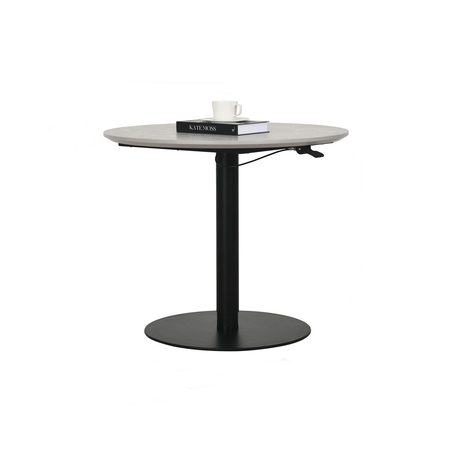 142014_3 Nobi Ø80cm Round Adjustable Dining/Counter Table