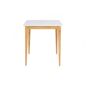 Charmant 700X1100 Dining Table - Natural/White Lacquered