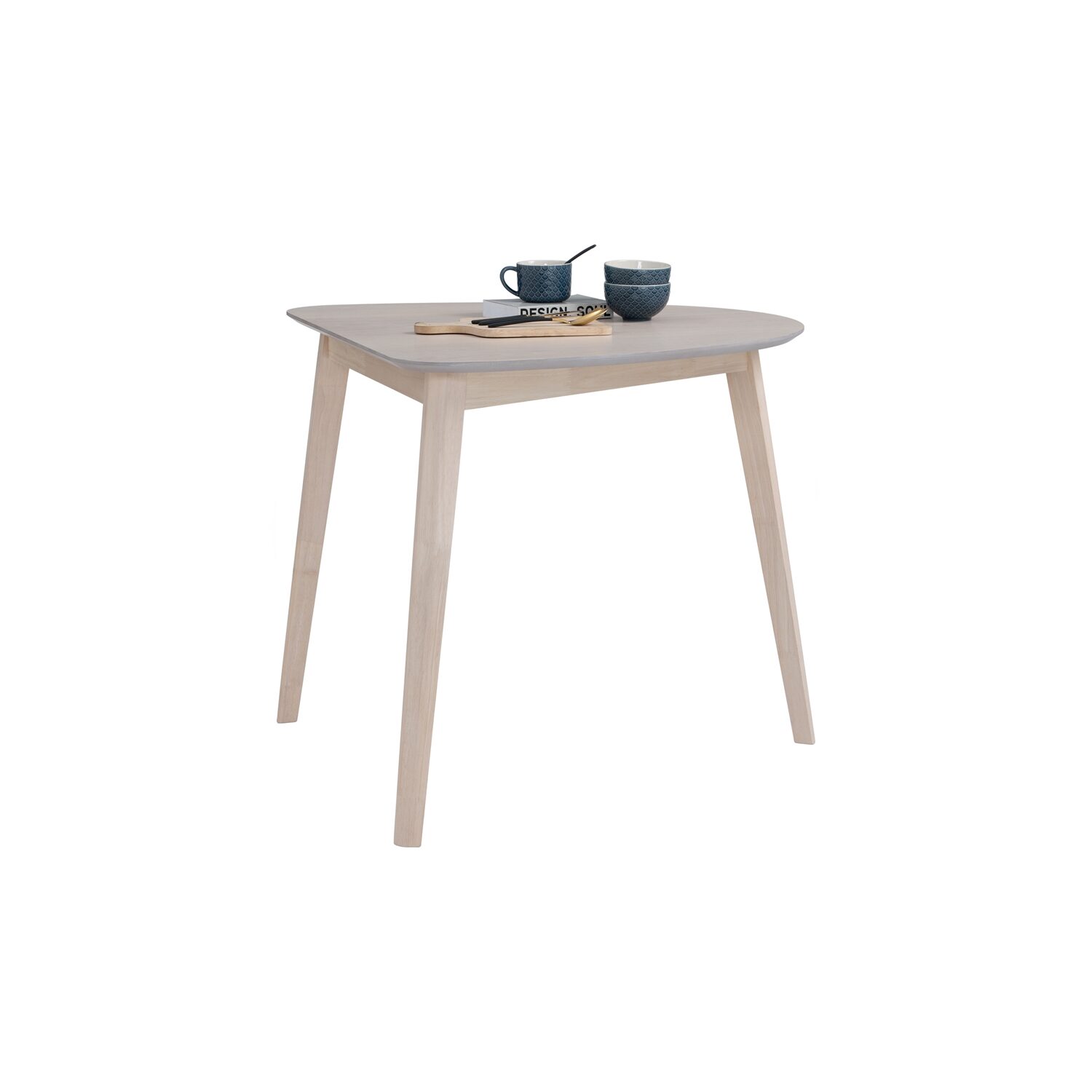 143032_1 Khasa 800X900 Dining Table - White Wash