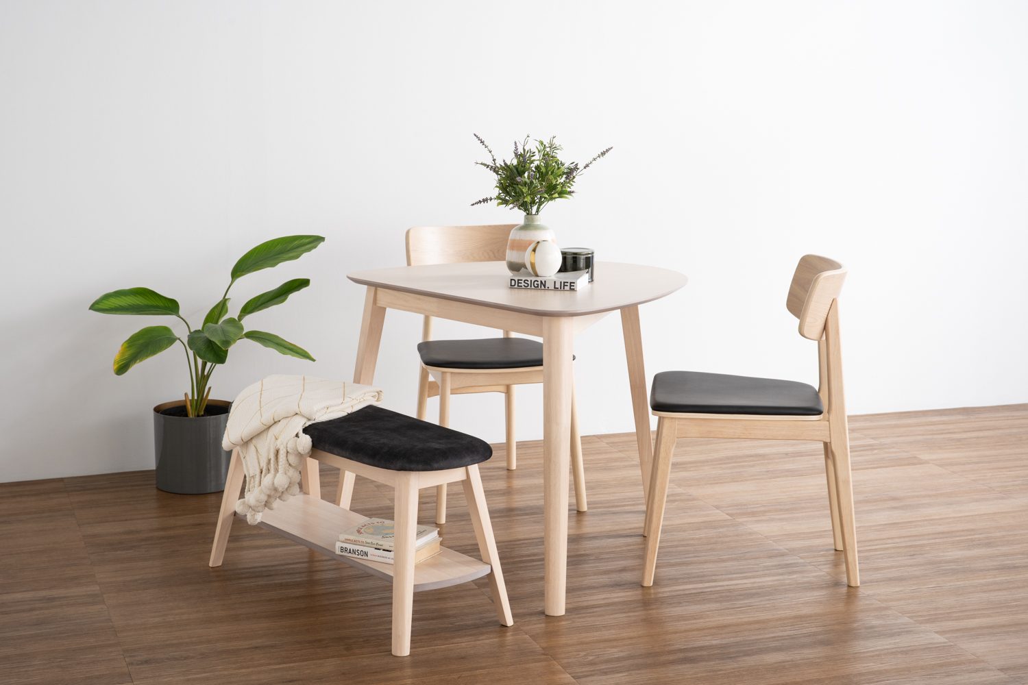 143032_s1 Khasa 800X900 Dining Table - White Wash