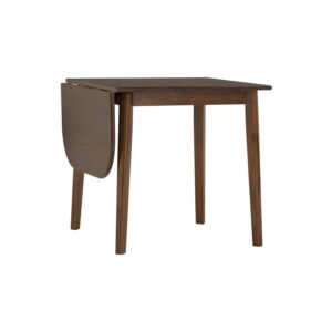 Taurus 750X750+400 Ext Table (Solid) - Cocoa/Walnut