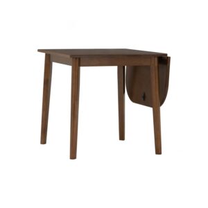 Taurus 750X750+400 Ext Table (Solid) - Cocoa/Walnut