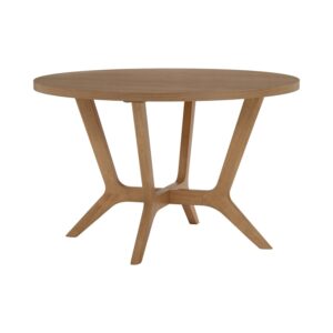 Saero Ø120cm Round Dining Table - Natural