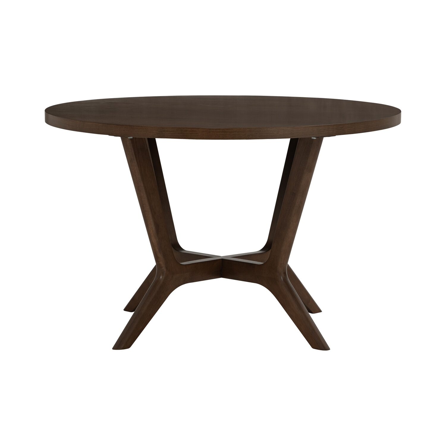 144117_1 Saero Ø120cm Round Dining Table - Cocoa