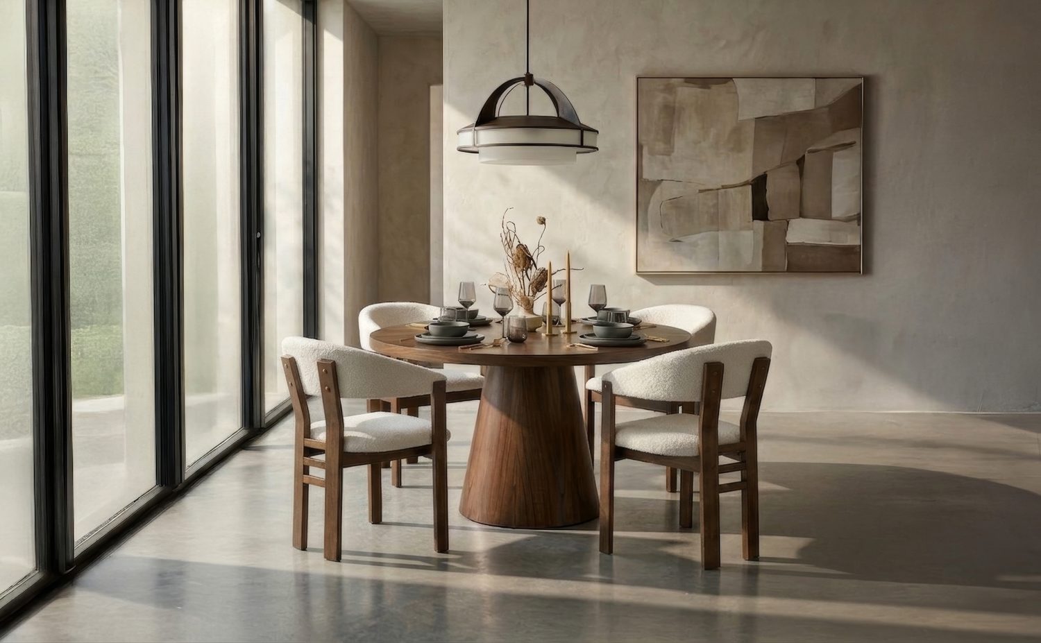 144118_s1 Alorin Ø120cm Round Dining Table