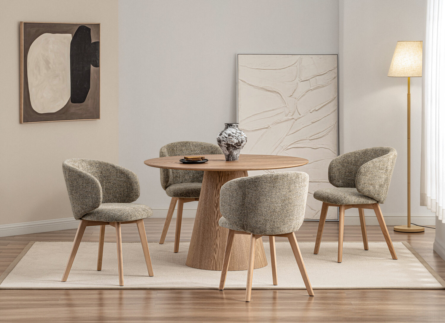144119_s1 Monora Ø120cm Round Dining Table