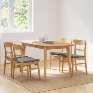 Arthur 750X1200+300 Ext Dining Table - Natural