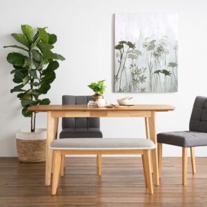 Arthur 750X1200+300 Ext Dining Table - Natural