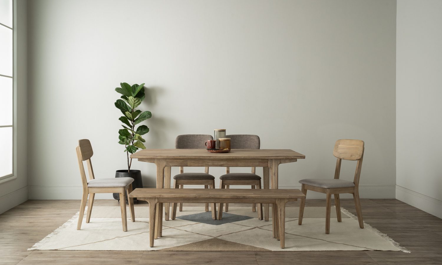 145169_S1 Forres 900X1600 Dining Table (Solid)