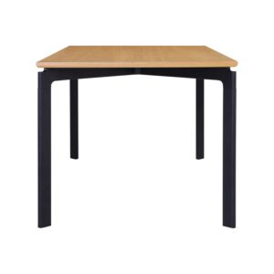 Navid 900X1800 Dining Table - Matt Black Epoxy/Oak