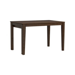 Ditta 750X1200+750 Ext Dining Table - Cocoa/Walnut