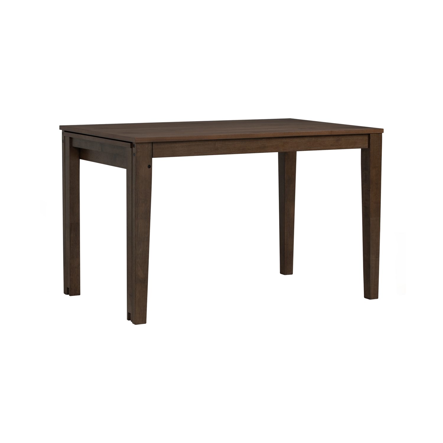 146124 Ditta 750X1200+750 Ext Dining Table - Cocoa/Walnut