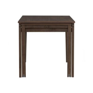 Ditta 750X1200+750 Ext Dining Table - Cocoa/Walnut