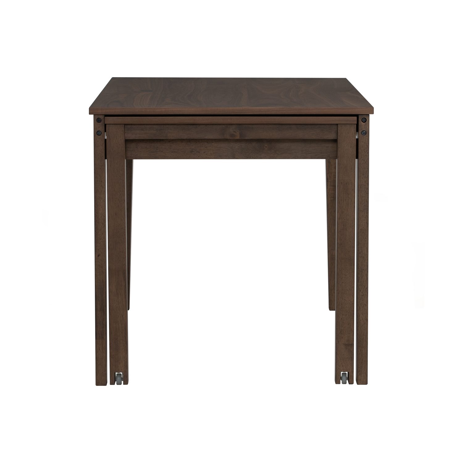 146124_6 Ditta 750X1200+750 Ext Dining Table - Cocoa/Walnut