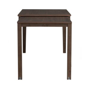 Ditta 750X1200+750 Ext Dining Table - Cocoa/Walnut