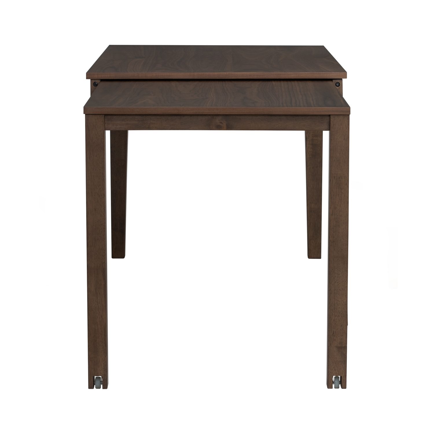 146124_7 Ditta 750X1200+750 Ext Dining Table - Cocoa/Walnut