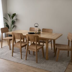 Toronto 900X1600+400 Ext Dining Table (Solid)