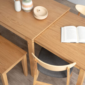 Ditta 750X1200+750 Ext Dining Table - Natural